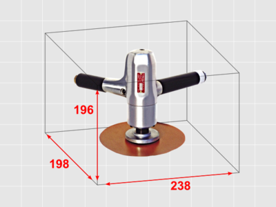 Máy đánh bóng đứng đơn động cỡ lớn Compact 717A2 – ảnh 2